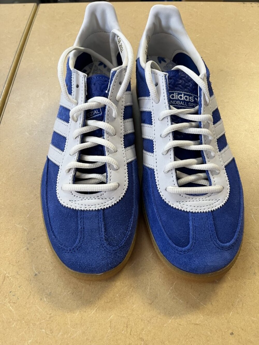 Adidas Size 9 Adidas Handball Spezial Blue White Suede Leather Sneakers Women's
